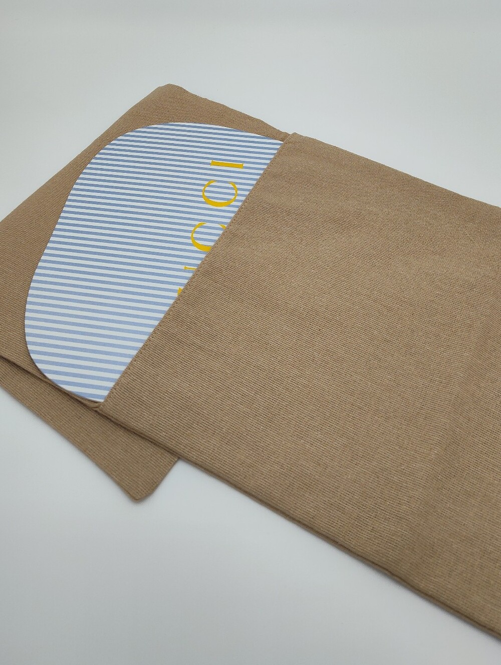GUCCI 2023 Summer Novelty Fan Japan Limited Edition Rare Blue Stripe Bamboo Fan - Picture 7 of 9